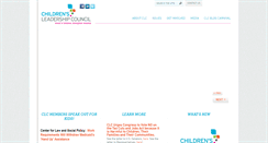 Desktop Screenshot of childrensleadershipcouncil.org